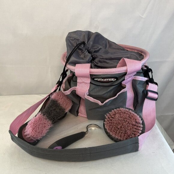 $20 Weaver Horse Grooming Set Pink And Brown - Picture 5 of 9
